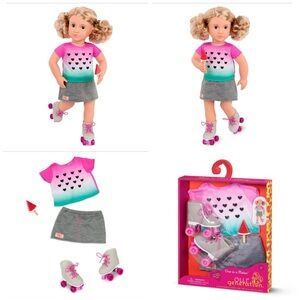 Our Generation One in a Melon with Roller Blades Fashion Outfit for 18" Dolls